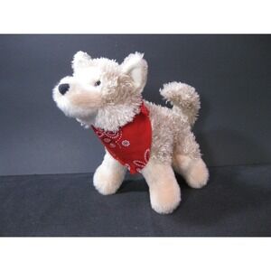 COYOTE TRICKSTER Plush‎ #4069 TOY Douglas 8" Red Bandana Stuffed Animal
